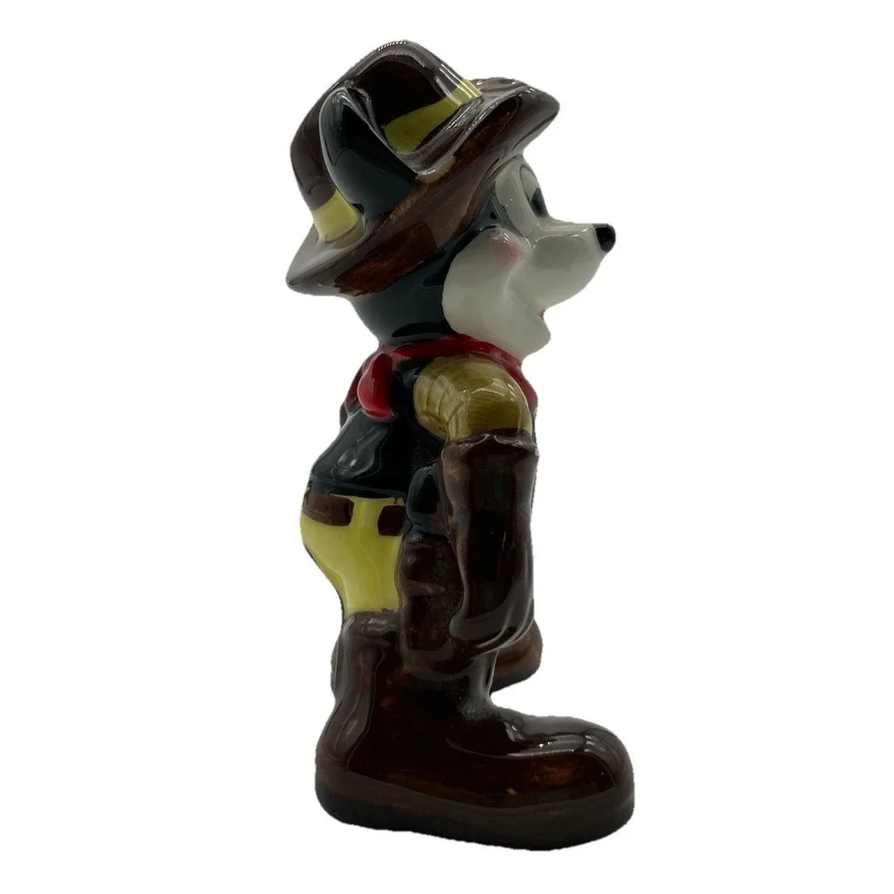 Mickey Mouse the Actor Lot of 3 Miniature Figures 2 Cowboy 1 Brave Little Tailor